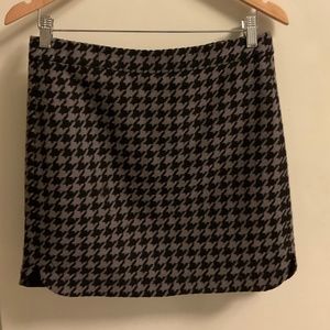 J. Crew Patterned Wool Skirt
